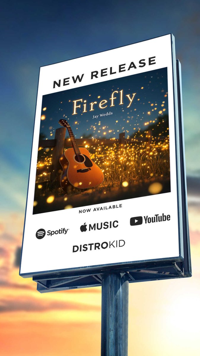 jay_wedds's tweet photo. Check out my new album ‘Firefly’ AVAILABLE NOW!!! Streaming on Spotify and at https://t.co/JFtYwIVJ9E #country #newmusic #MondayMorning #Spotify #DistroKid https://t.co/C4jaPg9SvE