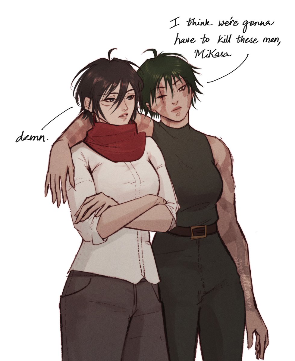 i had to get this out of my system #mikasa #maki