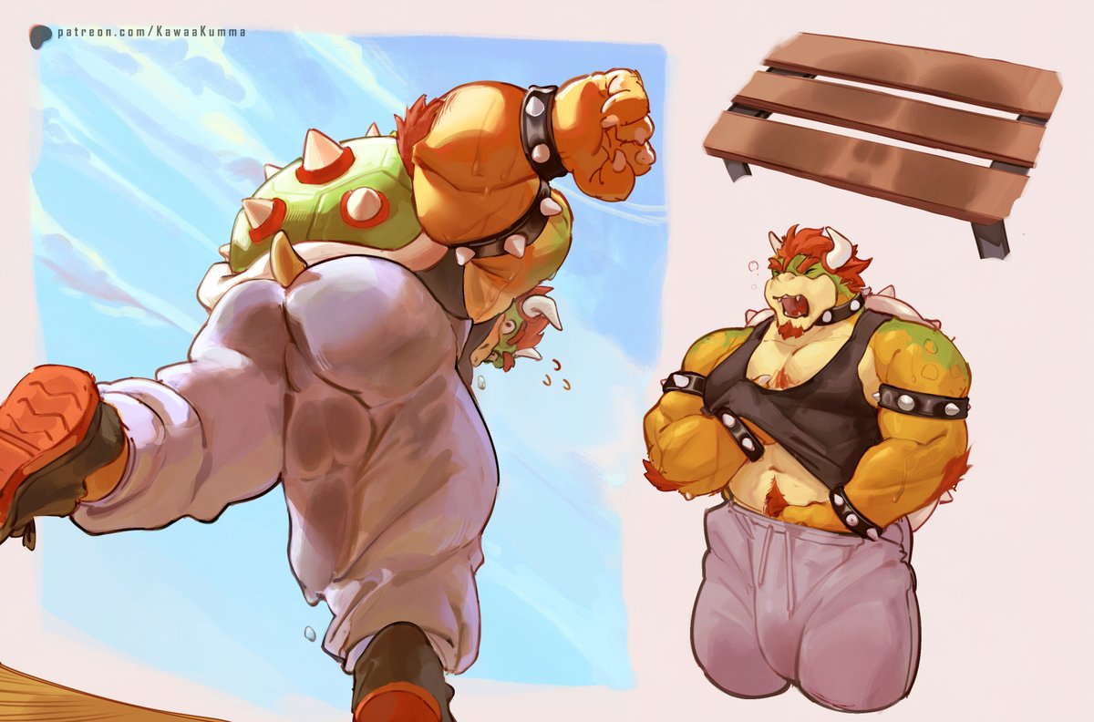 Sweaty Bowser 💦💦