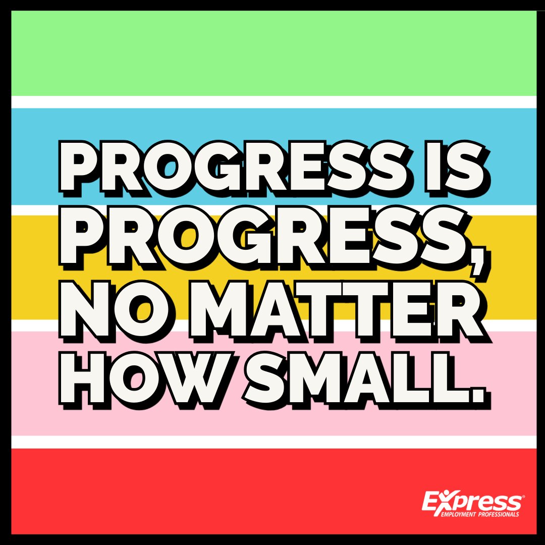 ButteExpressPro's tweet image. Small steps still move you forward. Keep going.

#MotivationMonday #ExpressPros