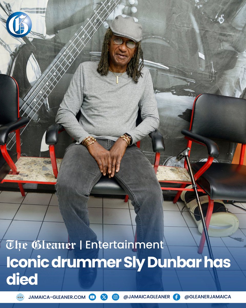 Lowell Fillmore 'Sly' Dunbar, drummer extraordinaire and co-founder of the revolutionary Taxi Records label, has died. His wife, Thelma, confirmed to The Gleaner that he passed away at home this morning. He was 73.

Read more: jamaica-gleaner.com/article/entert…