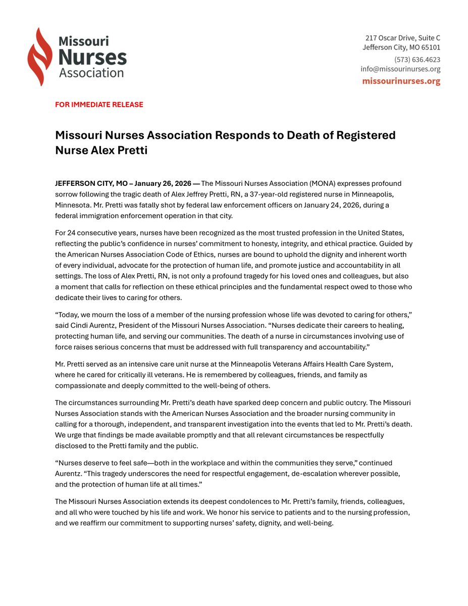 Missouri Nurses Association tweet media