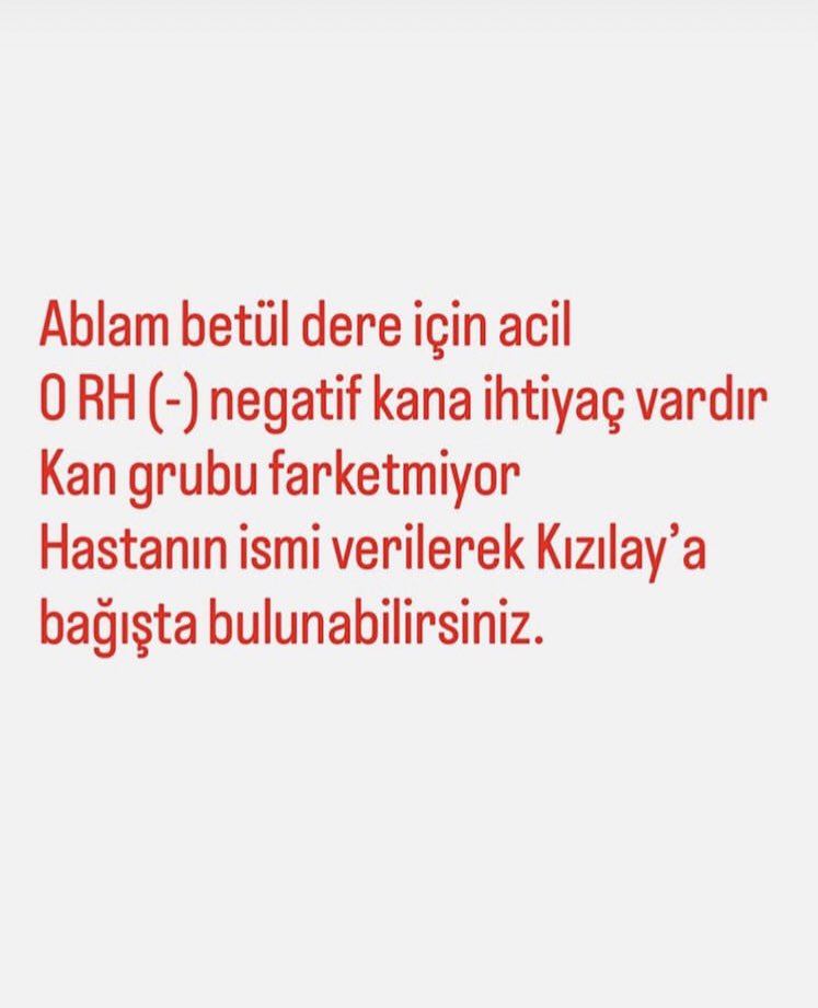 0 RH (-) negatif
#kızılay