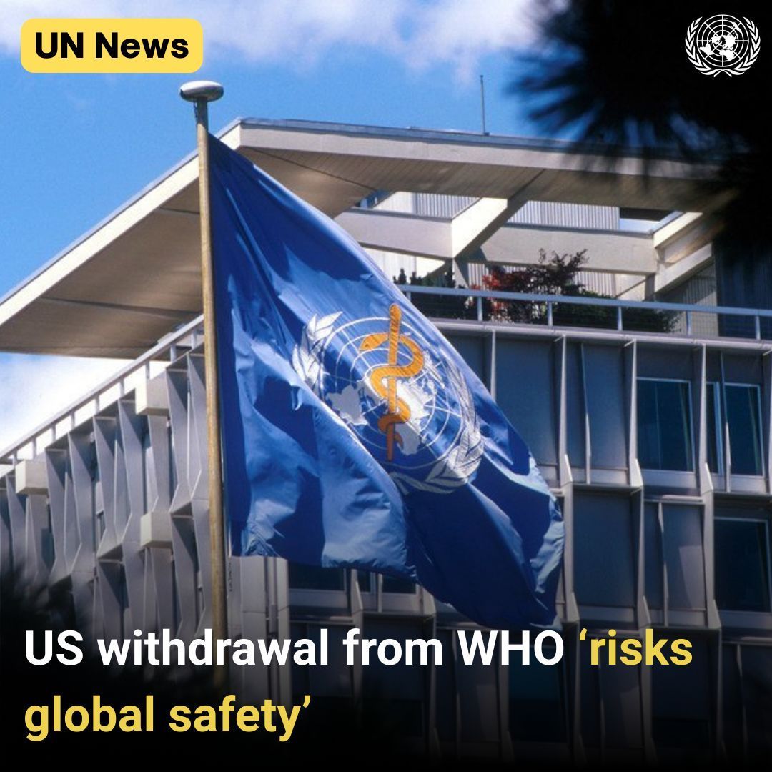 The United States' decision to withdraw from <a href="/WHO/">World Health Organization (WHO)</a> "risks global health", says the agency in a detailed rebuttal of US reasoning for the measure.

#WHO remains committed to impartiality and global cooperation.

#GlobalHealth

📰buff.ly/vjknt4z