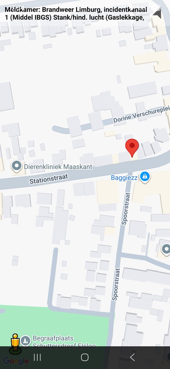 Gaslekkage in Elsloo, inzet hulpdiensten