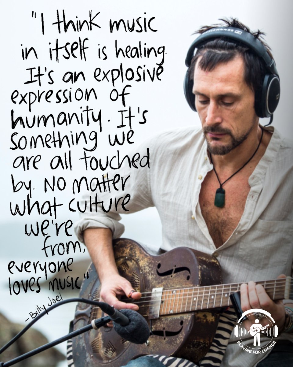 playing4change's tweet image. Music doesn’t just travel the world, it reminds us we belong to it.