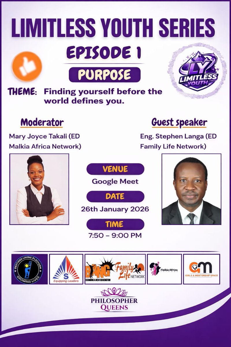 Are you a person in quest for why you  exist?what you stand for ? What to do with your  life? And how you can live a life aligning with your divine assignment? This is a session you don't have to miss.
Kindly Join us tonight meet.google.com/byu-dsdx-foi