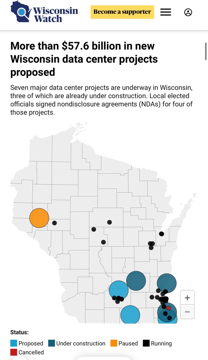 Signing NDAs for data center development.