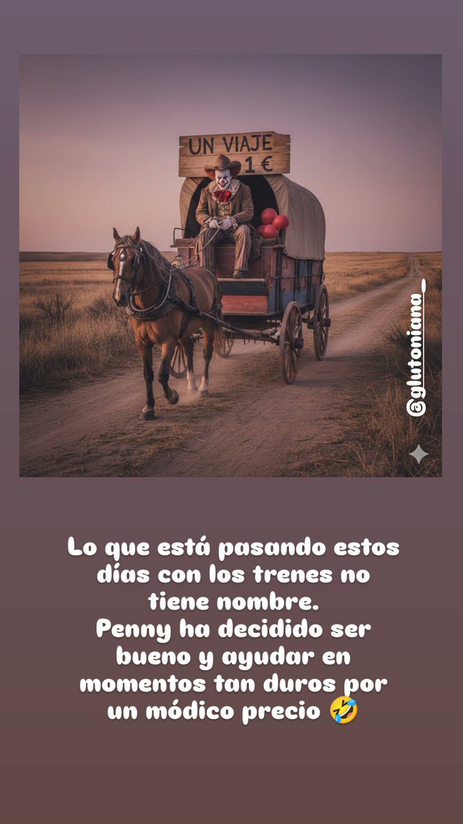 Ofrece transporte económico en estos días difíciles. No sé si todo el mundo se fiaría de él...