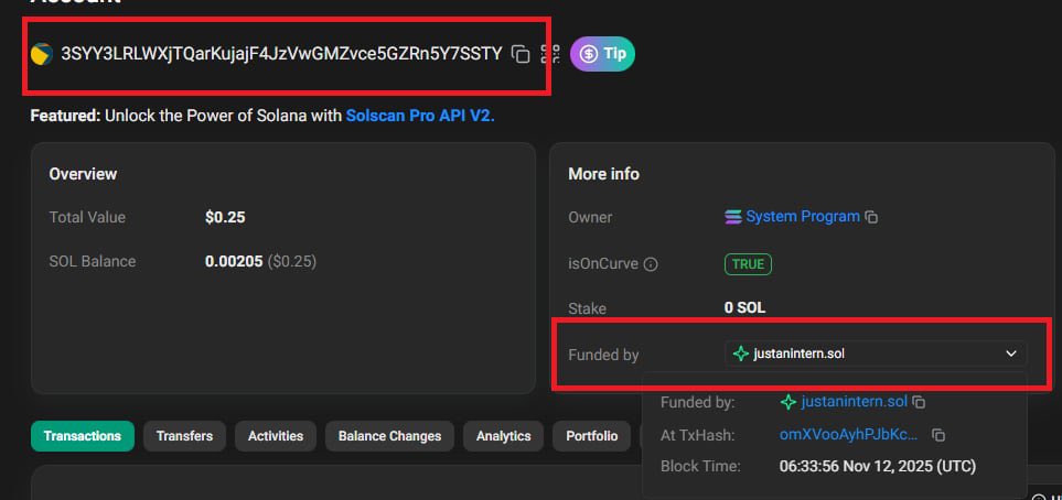 CT overlooked a direct signal from Solana.
The official Solana account publicly revealed a fully doxxed wallet, and it passed under the radar.

CA: GTbWsjDBiAs7NtmqsaQZ4Qfwdnwhsf2HdMKTaha4pump

Source: x.com/solana/status/…

Wallet shown in the post: