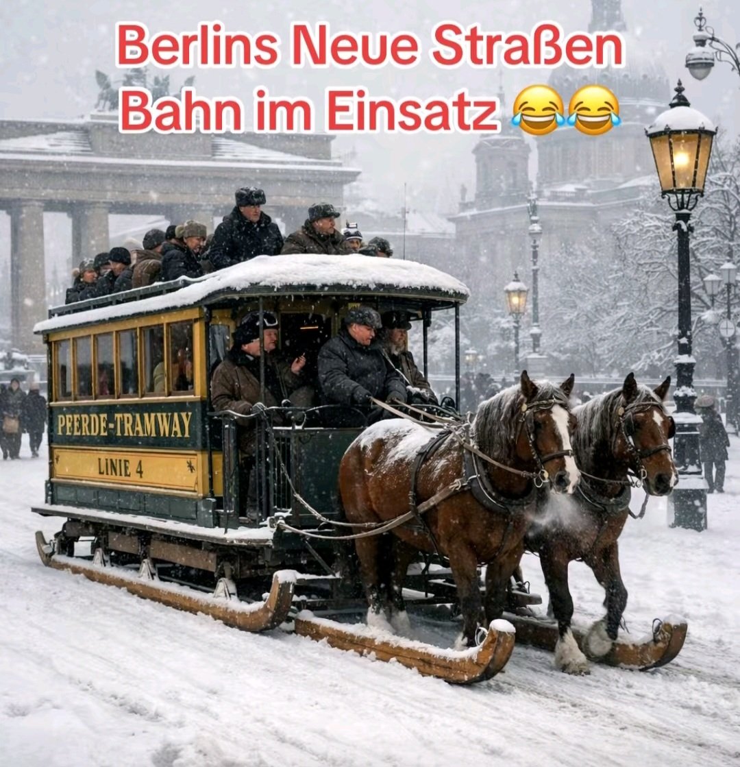 Da fuhr die Straßenbahn noch pünktlich...