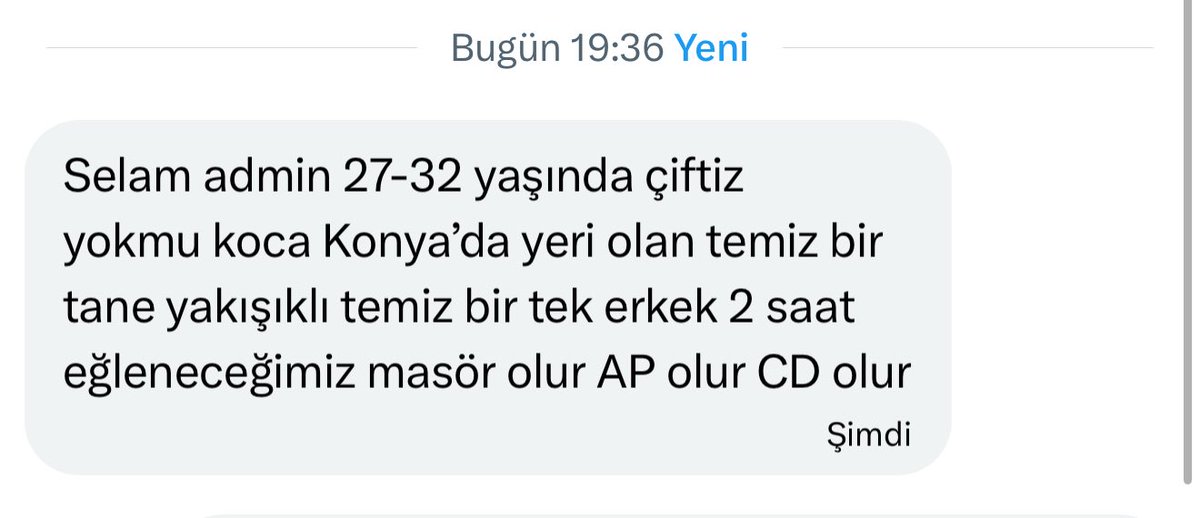 🔴BİZİ TAKİP ETMEYİ UNUTMAYIN 🔴
       
ÇİFT TAKİPÇİMİZİN PAYLAŞIMI

↘️BEĞEN
↘️YORUM YAP
↘️RT YAP
💁🏼‍♂️BELKİDE O ŞANŞLI KİŞİ SENSİN #konyabosna #konyabayan #konyadul #konyaswinger #konyaevliçift #konyacift #konyaitiraf #konyacd #konyapasif #konyaaktif