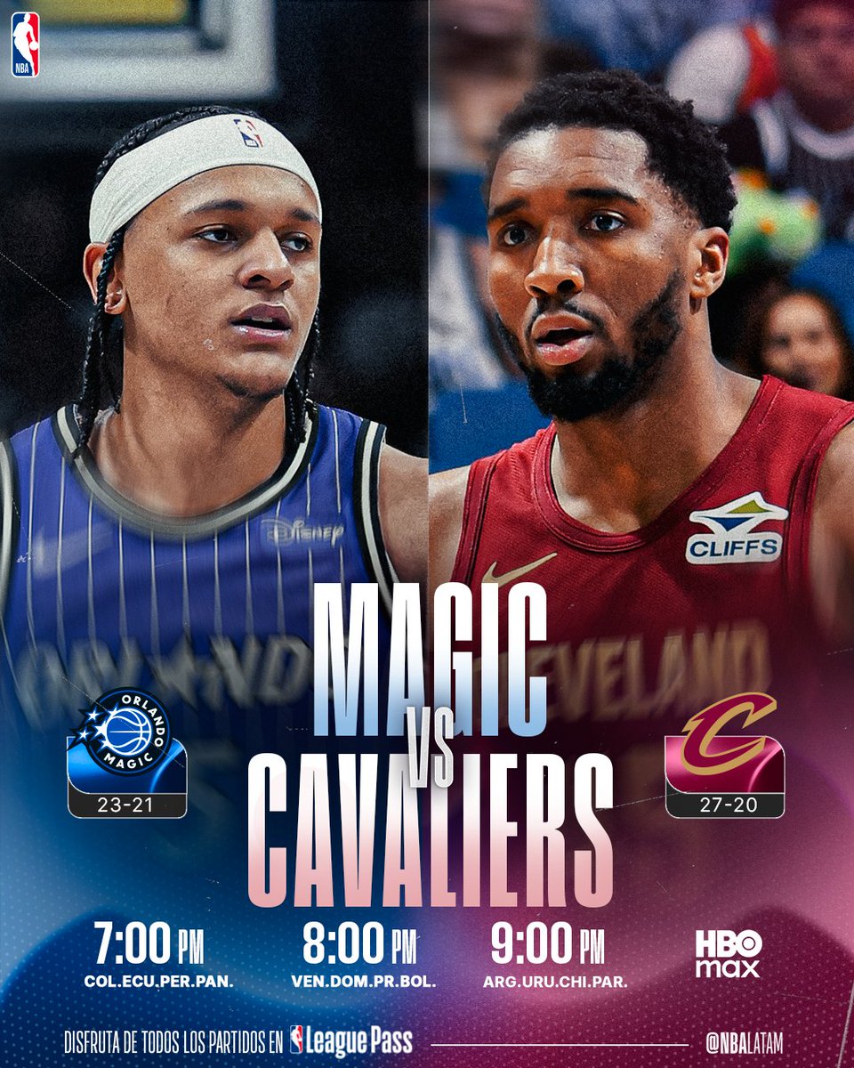 NBALatam's tweet photo. La triple jornada de #NBAxHBO 👏
¿Quiénes ganarán? https://t.co/OitgcoNKzd