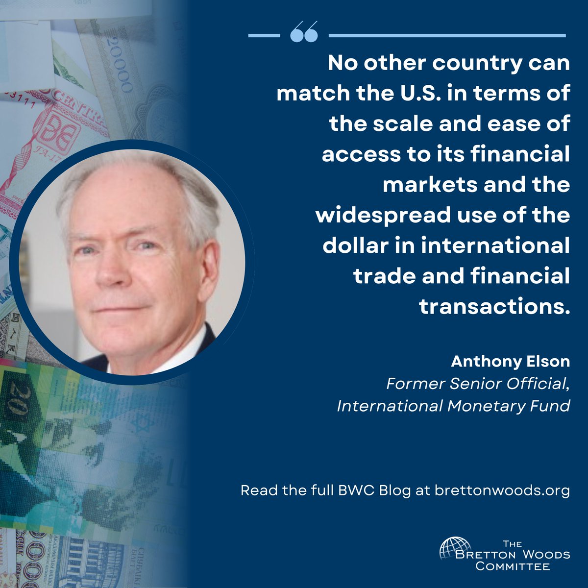 As global trade patterns shift and digital currencies gain traction, confidence in the dollar faces new tests. A new BWC Blog by Anthony Elson considers whether the future points toward a more multipolar reserve currency system, and the risks that may follow. Read more: