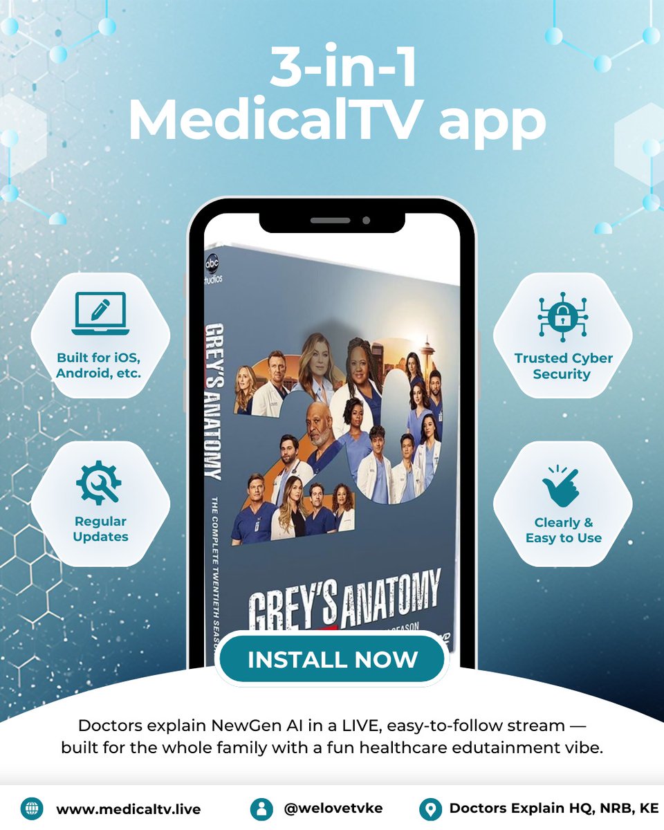 DocsExplainFM's tweet photo. π² Get the 3-in-1 MedicalTV app exclusively at https://t.co/qygnq6n5kW
and unlock powerful features like:
πͺ Cast/Mirror: https://t.co/NQEY60Uslp
ποΈ Remote Control: https://t.co/Ukns0R1Jhg
#MedicalTV #AIinHealthcare #HealthEdutainment #DigitalHealth #FamilyFriendly #MedEd https://t.co/qMafcLQemS