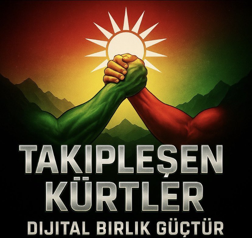 YeniVartolu's tweet photo. Bu tweeti RT  yapan herkes birbirini takip etsin.
#KürtlerTakipleşiyor 
#KürtlerBirleşiyor https://t.co/TUmMmitash