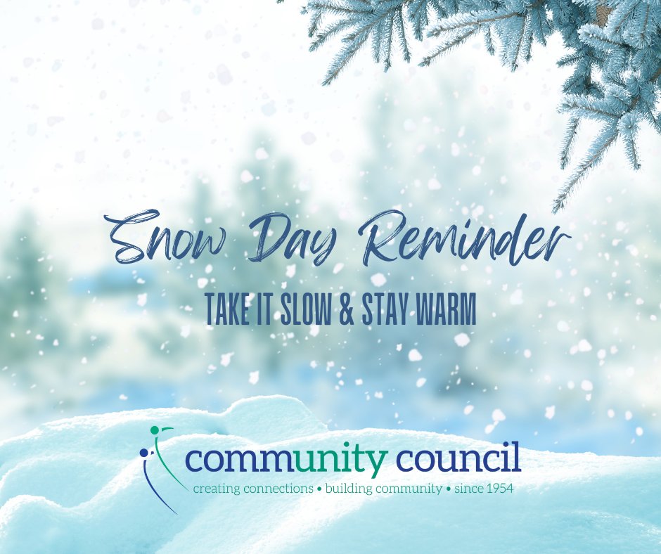 CommunitySTC's tweet image. ❄️ Snowy days call for extra care.

If you're out and about, take it slow and stay safe. If you're staying in, we hope you find a little comfort and rest today. Sending warmth to our whole community as we navigate the winter weather together. ❄️