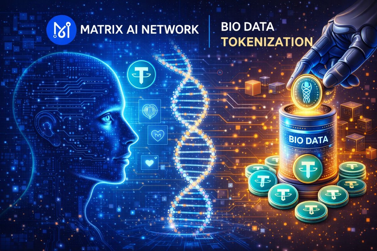 sercanmatrixai's tweet photo. 8️⃣ @MatrixAINetwork | $MAN 💎
The RWA most people still miss: Human Bio-Data.

Not credit. Not commodities.
A new asset class ; verifiable, permissioned, continuously generated.

• Users own & license their bio-data
• Institutions pay for usage
• Hypnus = real-world pilot
• ~$1.2M mcap
• System live Q3 | Revenue generation and scaling phase

RWAs are repricing. Bio-data isn’t priced yet. 

$MAN has begun its journey from potential to value. Something you don't want to miss. Wealth comes from investing in projects that no one talks about, not those everyone else is talking about.
