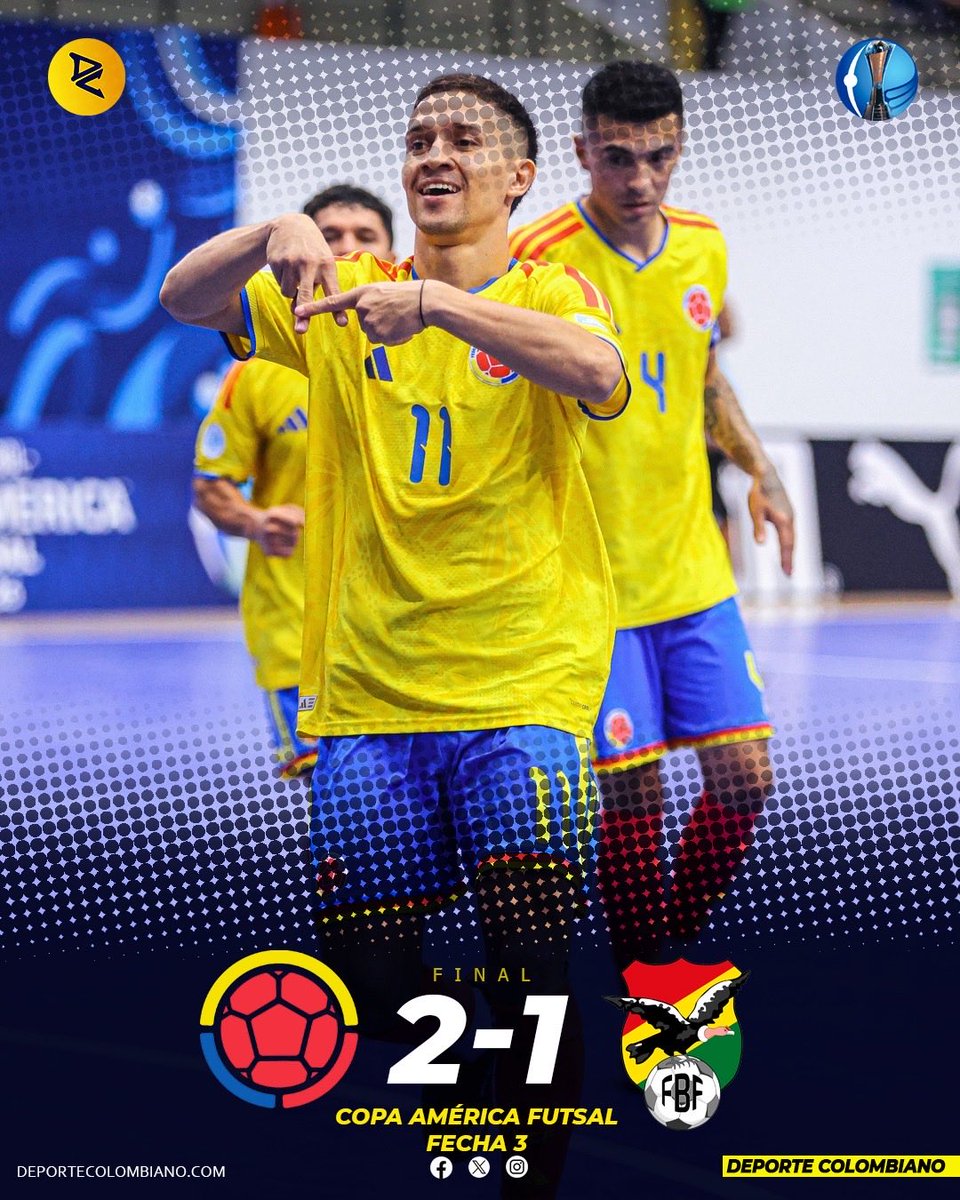 ¡AL LÍMITE 🫣! Colombia 🇨🇴 gana sobre la hora ⚽️

La selección venció en un apretado cotejo a Bolivia en un juego que resultó más difícil de lo esperado.

🔜 vs Chile 🇨🇱 (29 enero). Colombia llegará con opciones solo si Venezuela no le gana a Chile hoy.

¡Vamos 💛💛💙❤️!