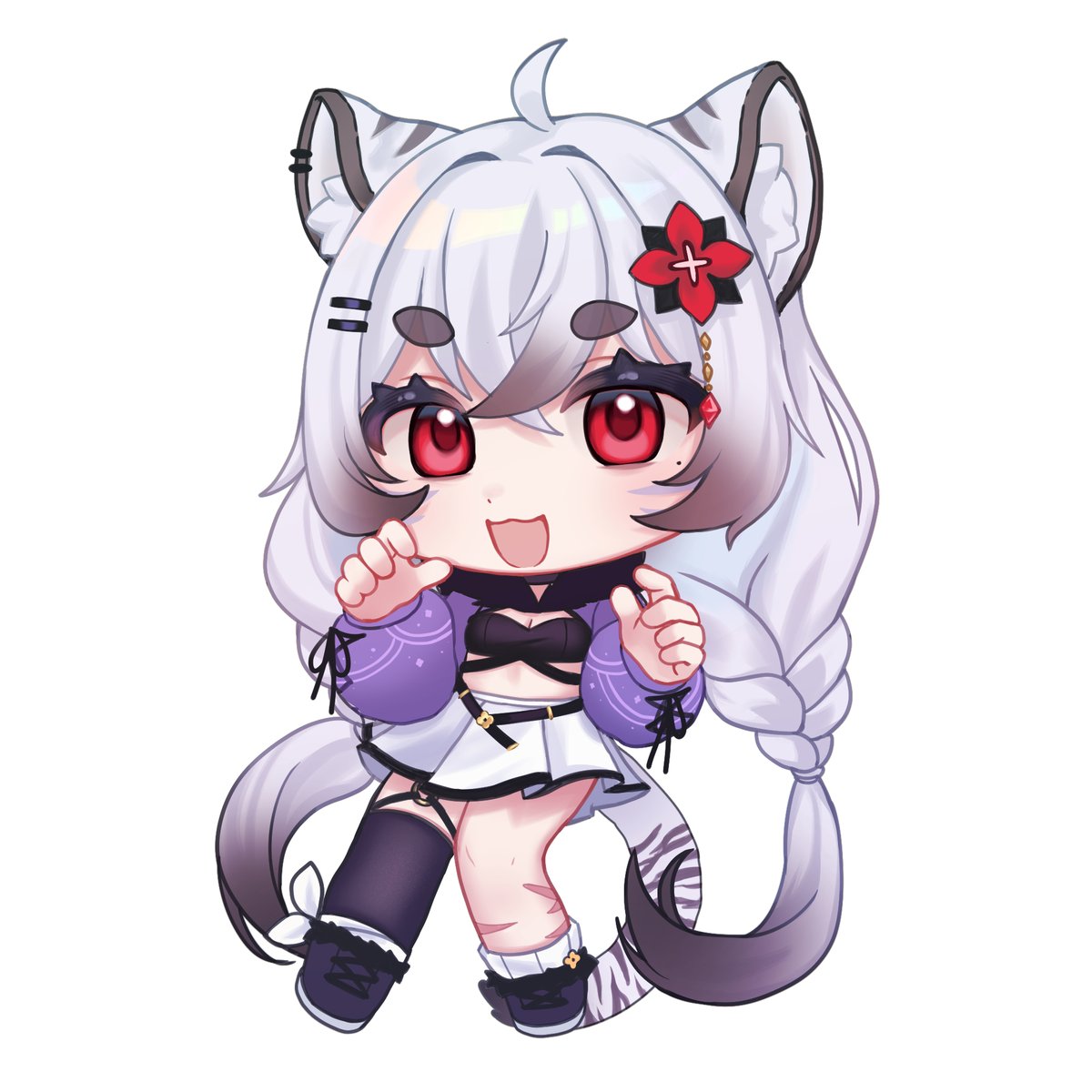 La tigra🐯🤍 @/YuniePix 
#yuniepix