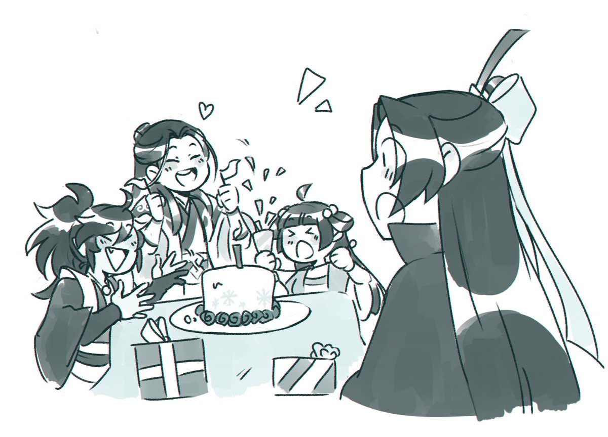 fuxuejiangzai's tweet photo. I'VE RETURNED!! life's a little chaotic still but I remembered how much I love doing this so here we go!
request 127: Xiao Xingchen throwing Song Lan a surprise birthday party
Song Lan doesn't like fuss so he only gets One candle to blow out in 1 swift strike
#SongLan #YiCity https://t.co/iK4R9vHjXx
