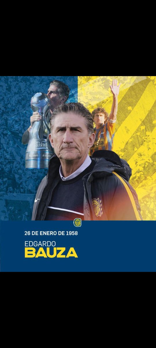 El más grande de todos los nuestros, mí máximo ídolo. 
Campeón cómo jugador y D.T. 
Un crack con todas las letras, ejemplo de superación, ganador nato, líder y eterno capitán del nuestro.
Feliz cumpleaños Patón, te adoramos 💙💛💙💛💙💛
<a href="/RosarioCentral/">Rosario Central</a>
