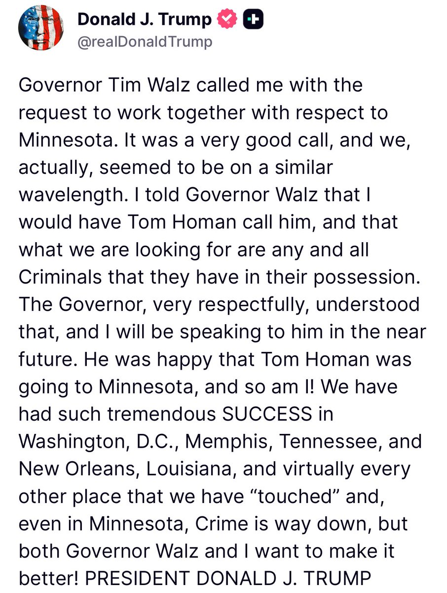 There’s something familiar about Democrats creating a giant mess and then caving to the President.

Just yesterday Tim Walz was making analogies between violent illegals and Anne Frank. And now he’s begging for cooperation with what he calls the modern-day SS. 

Pretty impressive
