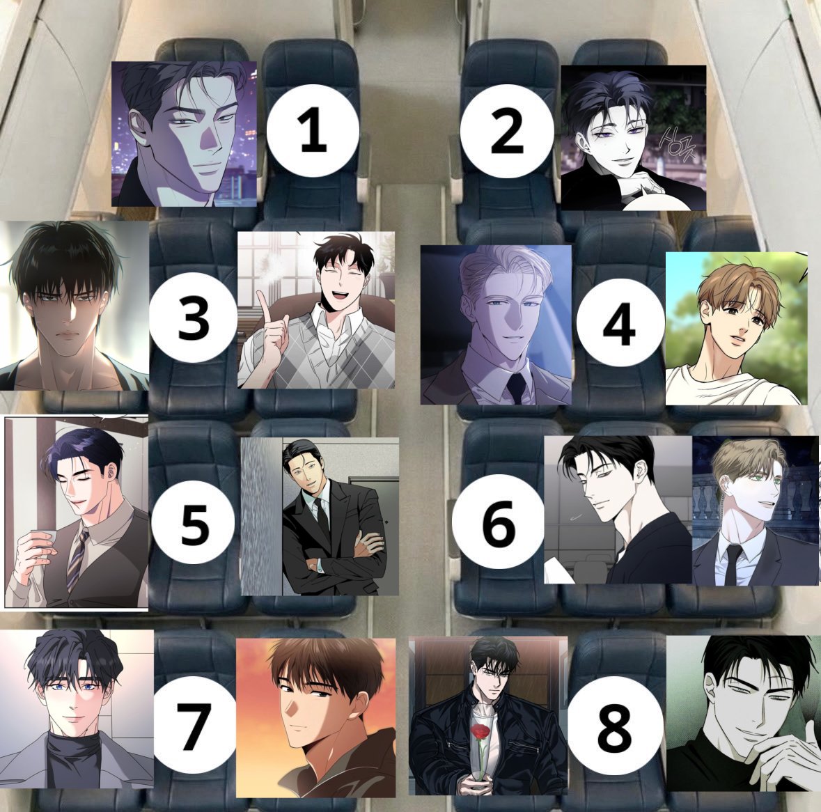 anarogrest233's tweet image. It's a 12h flight, it seems calm but don't be overconfident
Where would you sit?