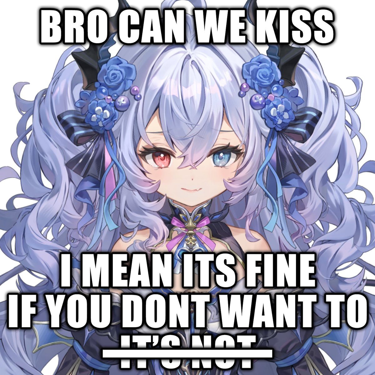 Won't you spare your sis a kiss?😘