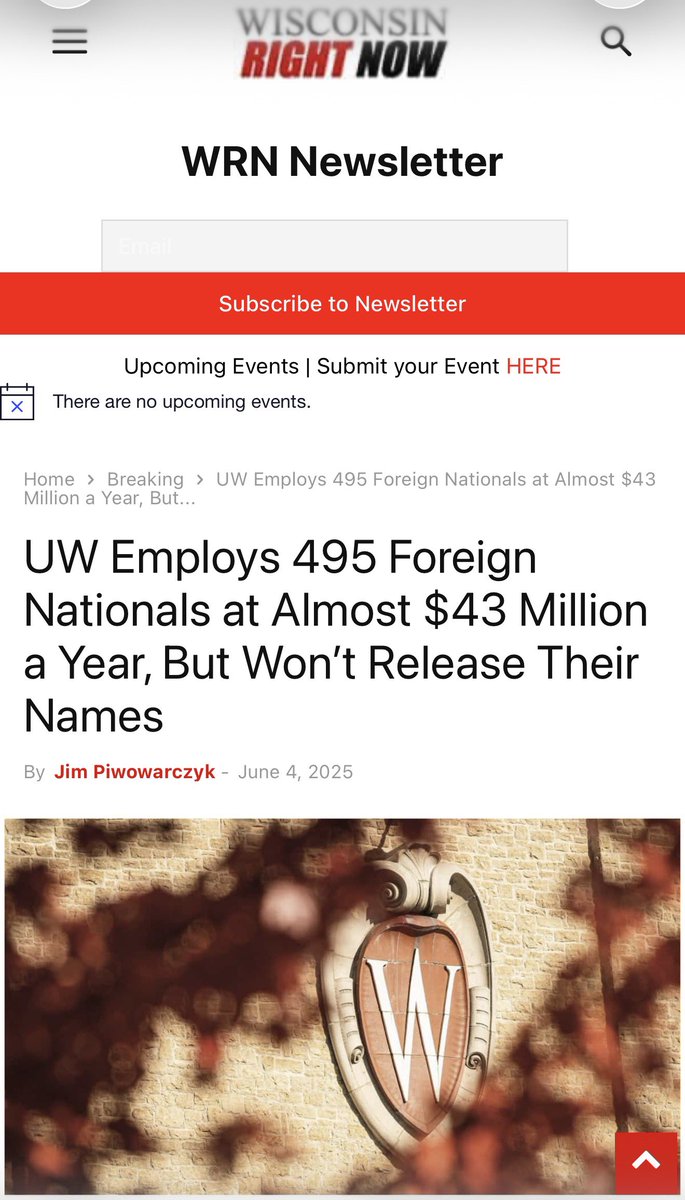 Why is a public university allowed to spend $43M on H-1B labor without public disclosure?

The University of Wisconsin employs 495 H-1B workers at a cost of ~$43M per year in public funds.

The details:
• Salaries up to $320,000
• Roles include professors, researchers,