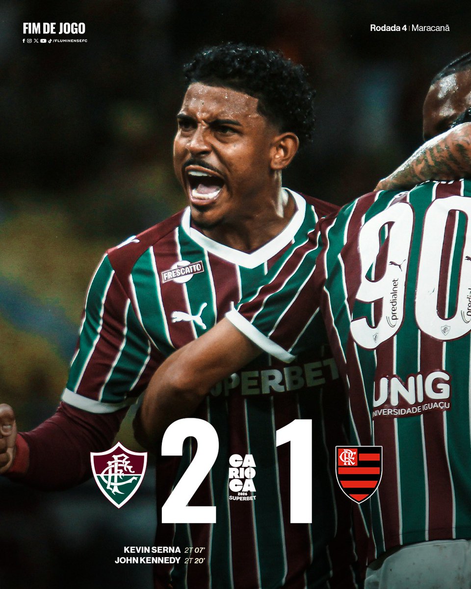 🔎 CURIOSIDADE

Com os resultados de ontem, a vantagem histórica do Internacional sobre o Grêmio em Grenais se tornou maior que a do Flamengo diante do Fluminense em Fla-Flus. 

O Flamengo atualmente possui uma vantagem de 23 vitórias em 458 jogos diante do Fluminense, já o