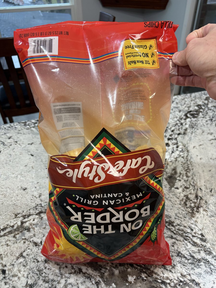 New bag… do better <a href="/OnTheBorderChip/">On The Border Chips</a> 
#shrinkflation