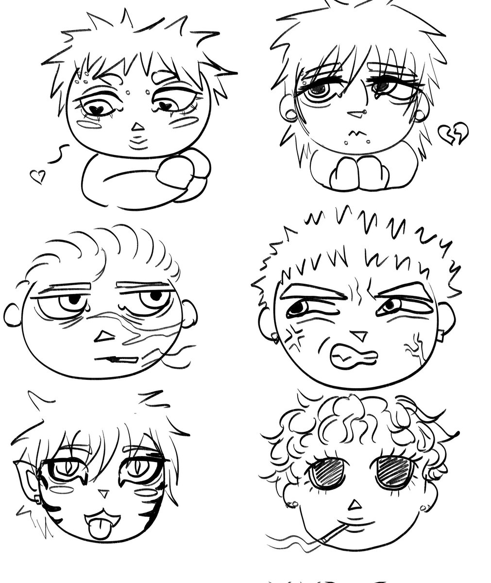 vi_033_'s tweet photo. Little oc chibi chart #chibi #doodle https://t.co/aMgCxuxGiD