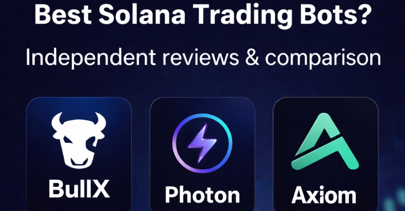 solanatools_io's tweet photo. Looking for the best Solana trading bots?

We reviewed and compared popular tools like BullX, Axiom, and Photon.
Features, fees, risks — explained clearly.

Independent. No hype. Just facts.