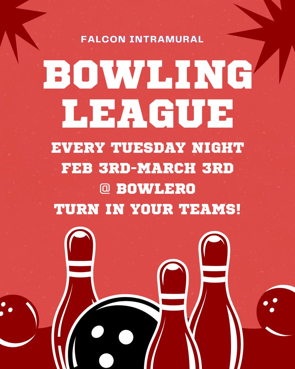 Who’s ready for 5v5 basketball, 6v6 volleyball, and bowling!!