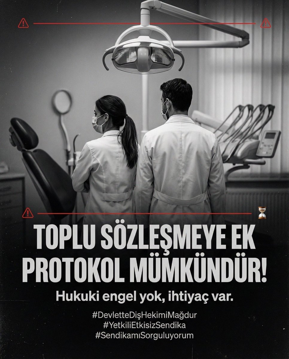 #DevletteDişHekimiMağdur
#yetkilietkisizsendika
#sendikamısorguluyorum
<a href="/saglikbakanligi/">T.C. Sağlık Bakanlığı</a> @drmemilsoglu