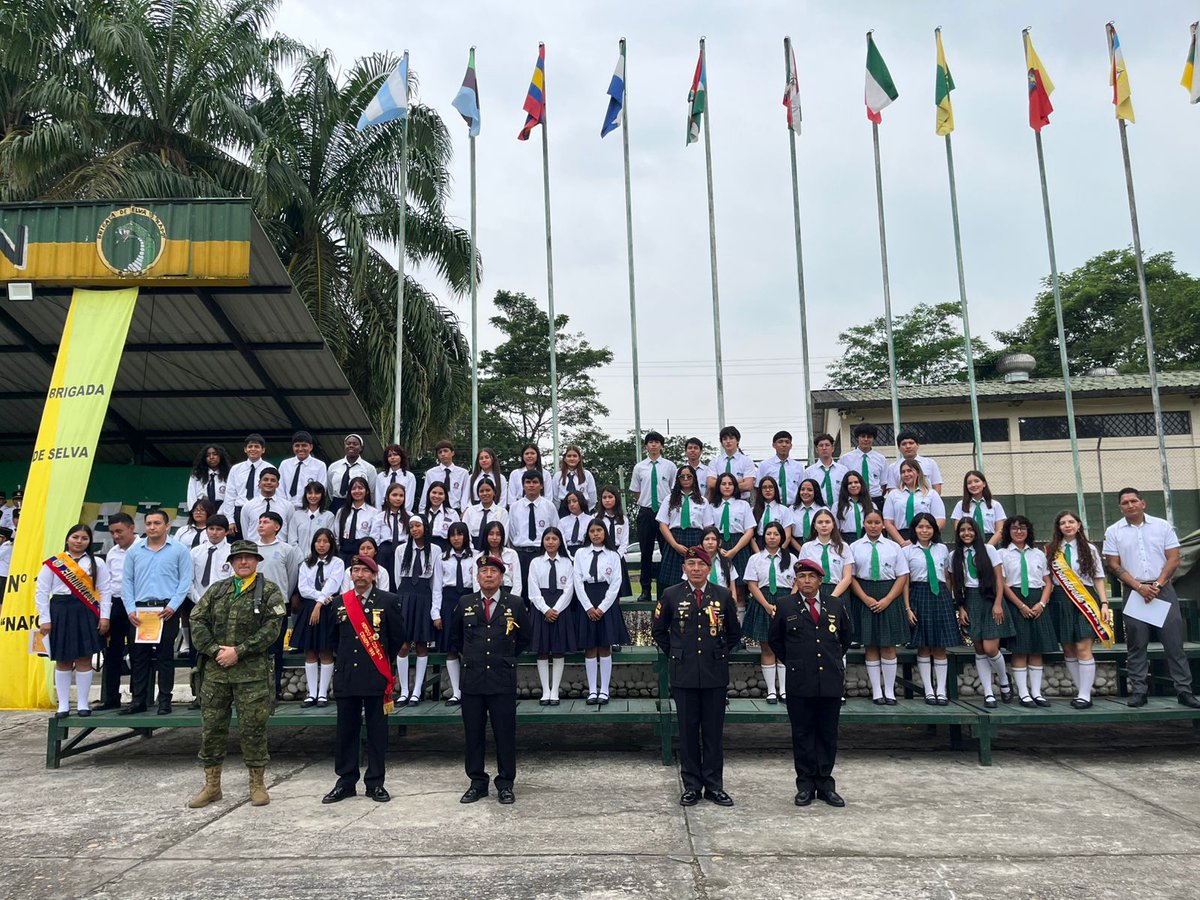 𝑩𝒓𝒊𝒈𝒂𝒅𝒂 𝒅𝒆 𝑺𝒆𝒍𝒗𝒂 𝑵.° 𝟏𝟗 𝑵𝒂𝒑𝒐 𝒄𝒐𝒏𝒎𝒆𝒎𝒐𝒓𝒂 𝒆𝒍 𝑻𝒓𝒊𝒈𝒆́𝒔𝒊𝒎𝒐 𝑷𝒓𝒊𝒎𝒆𝒓 𝒂𝒏𝒊𝒗𝒆𝒓𝒔𝒂𝒓𝒊𝒐 𝒅𝒆 𝒍𝒂 𝑮𝒆𝒔𝒕𝒂 𝒅𝒆𝒍 𝑪𝒆𝒏𝒆𝒑𝒂 𝒆𝒏 𝑶𝒓𝒆𝒍𝒍𝒂𝒏𝒂

En las instalaciones del Fuerte Militar Napo, el personal de la Brigada de Selva N.°