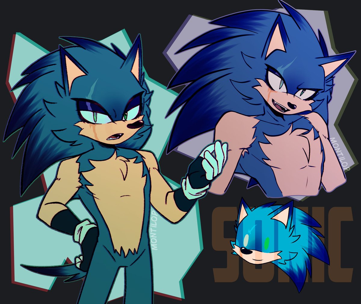 Monti_Lop_'s tweet image. A redesign of Sonic I did, something simple haha💙✨
Thanks for the +1,000 followers 🫂🤍