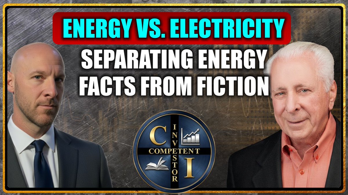 competentmanpod's tweet image. Ronald Stein: Energy vs Electricity | Separating Energy Facts from Fiction
x.com/competentmanpo…
#EnergyLiteracy #FossilFuels #ProductsNotEnergy #MaterialisticSociety #WindSolar #Electricity #Transportation #EVs #GridResilience #EnergyPolicy #NuclearPower #GridModernization
