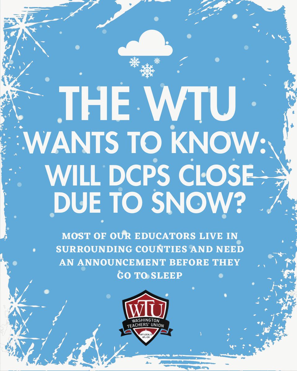 Washington Teachers' Union, AFT Local #6 tweet media
