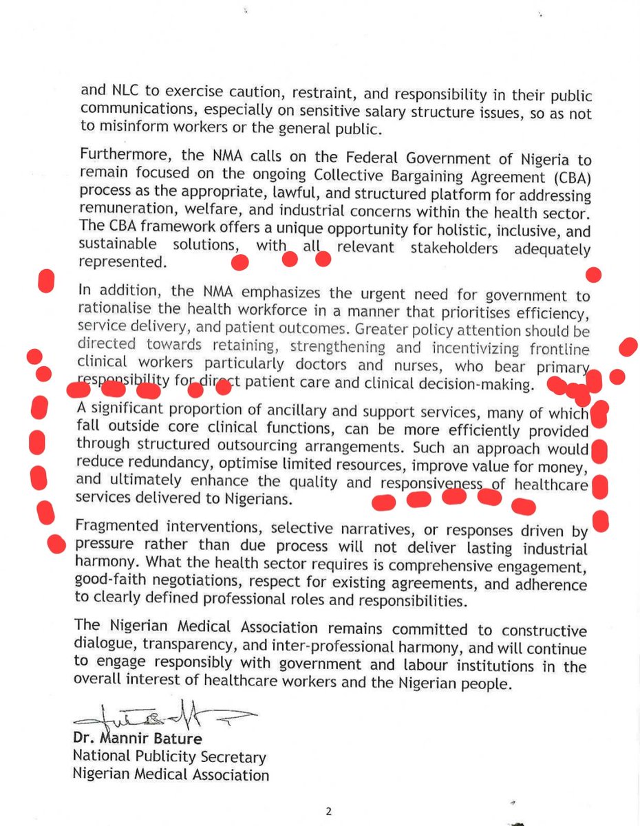 Can you doctors kindly speak with yourselves to be less conceited and less ego driven??

No one asked the government to outsource Doctors jobs when y'all went on strike, but now, you want to outsource other people's jobs?

At least them include Nurses this time, to bribe them to
