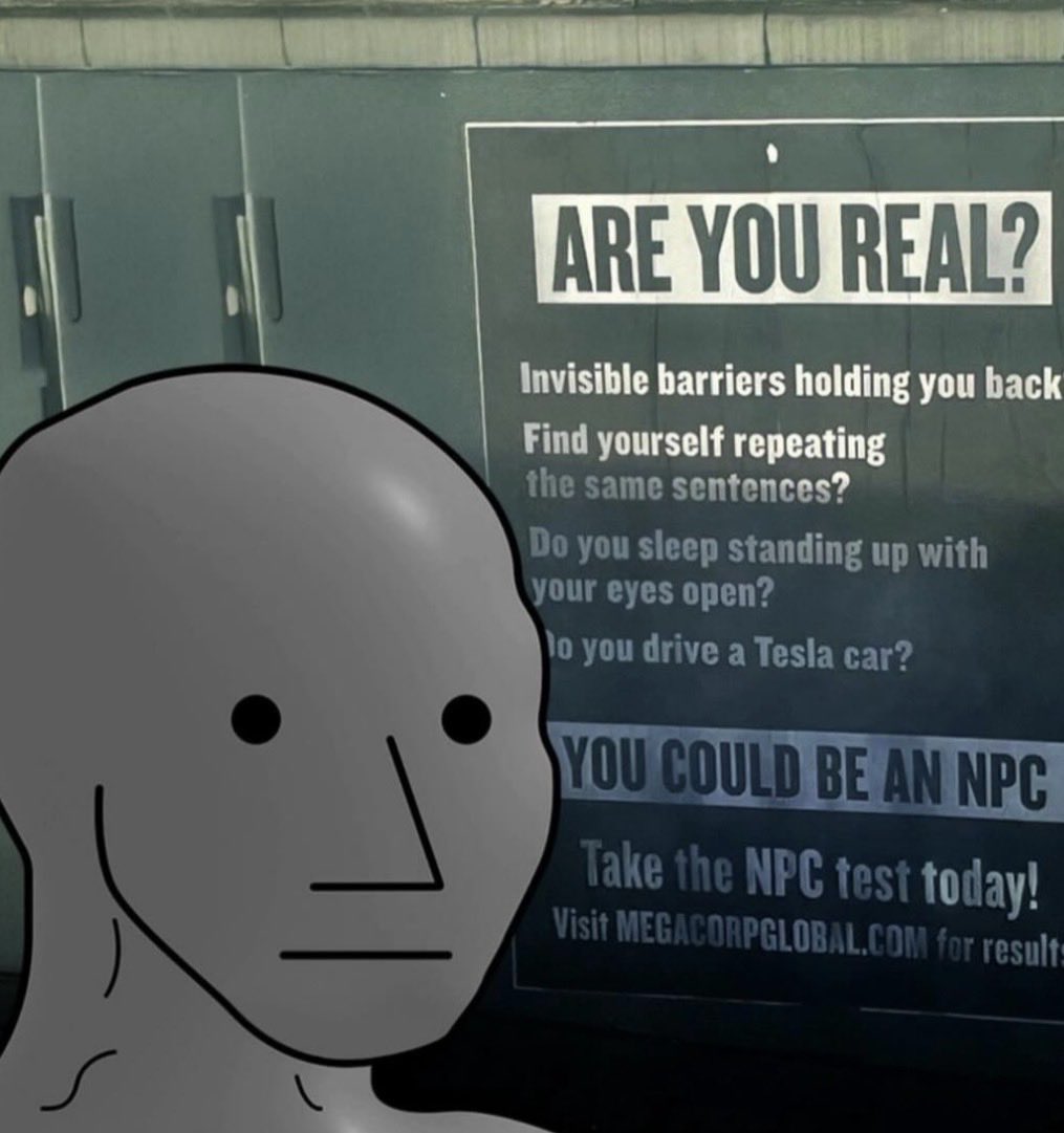 The age of passive consumption is over. We've been fed narratives, spoon-fed opinions, and told what to think by a chorus of perfectly sculpted, algorithmically-optimized voices. They sound authentic, but they're just repeating the script. They are the NPCs of our digital world.