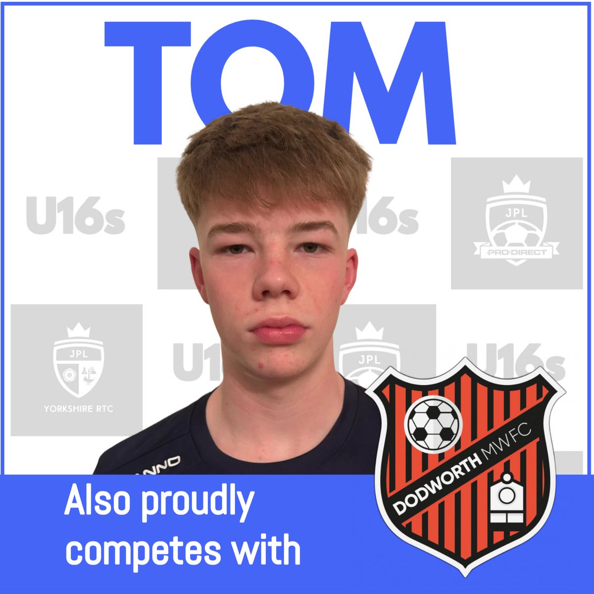Yorkshire_RTC's tweet photo. THROUGH THE DOOR 👉
WELL DONE to U16s Tom who also plays for Dodworth MWFC on Sundays. It's great to have you on board here at YORKSHIRE RTC, playing in the JUNIOR PREMIER LEAGUE on Saturdays.👍⚽
WE'RE VERY PROUD OF YOU👊 https://t.co/Itm48Bf1VM