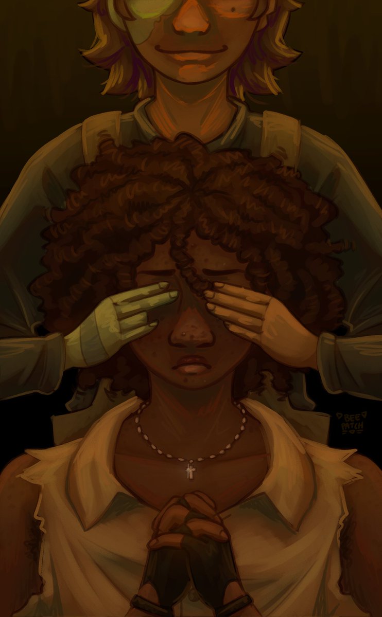 bee_patch_'s tweet photo. Oc art mmm yummy
Their names are Lee (back) and Dani (front)
#wlw #yuri #oc #art https://t.co/erHpPxUX6k