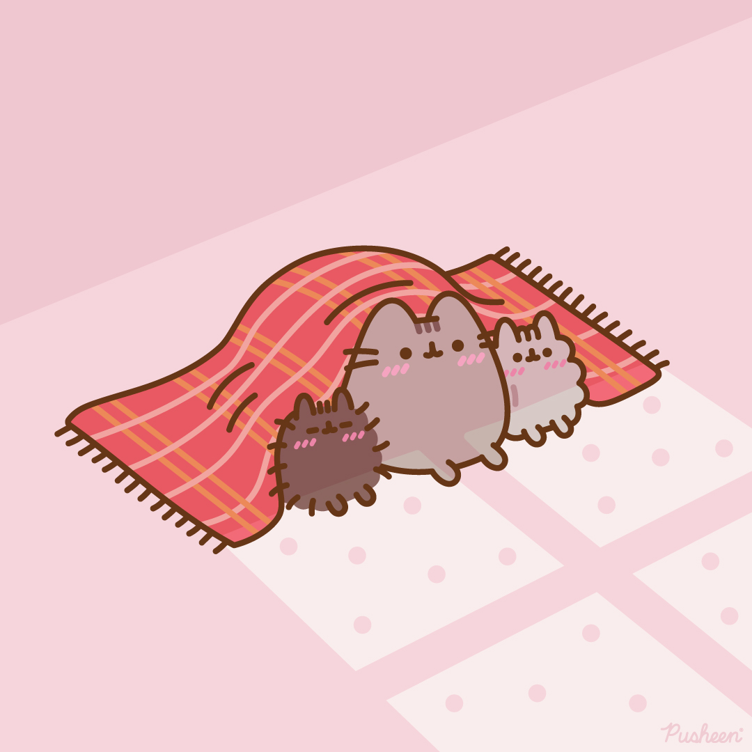 Pusheen's tweet image. 🌨️