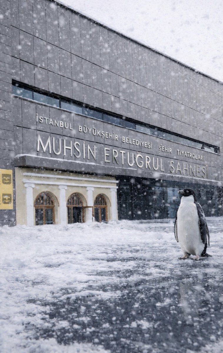 Kendi yolunu arayan herkese sahnemiz açık. 🐧

Şehrin Tiyatrosu 111 yıldır burada. 💛

#ŞehirTiyatroları