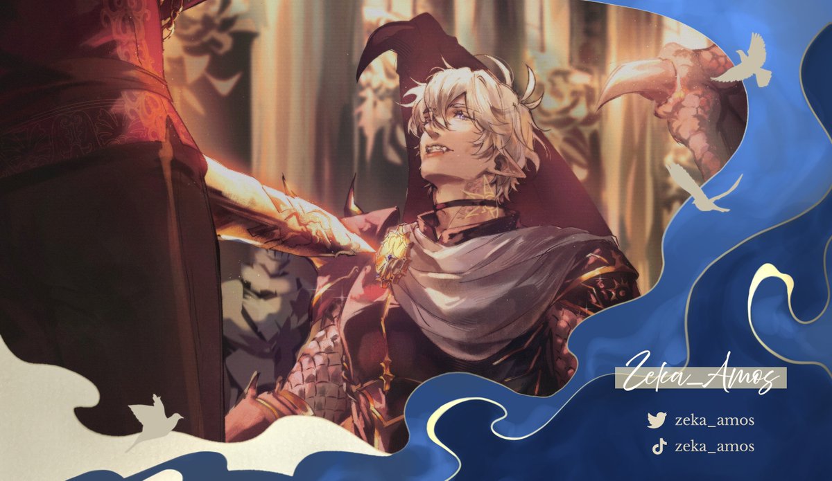 🐑 CONTRIBUTOR PREVIEW 🐑

"'Deliverer' is not a crown of a signet, nor a unique symbol of power, nor some precious honorific. It is a destiny to be fulfilled... or one that has already been fulfilled."

Next to share this melody is our page artist, <a href="/zeka_amos/">Zeka อาโมส</a>!