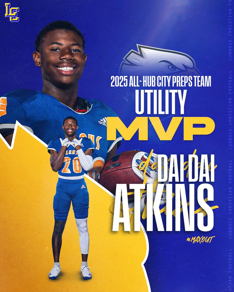 Congrats to <a href="/daidaiatkins_/">DaiDai Atkins</a> on being named to the 2025 All Hub City Preps Team.