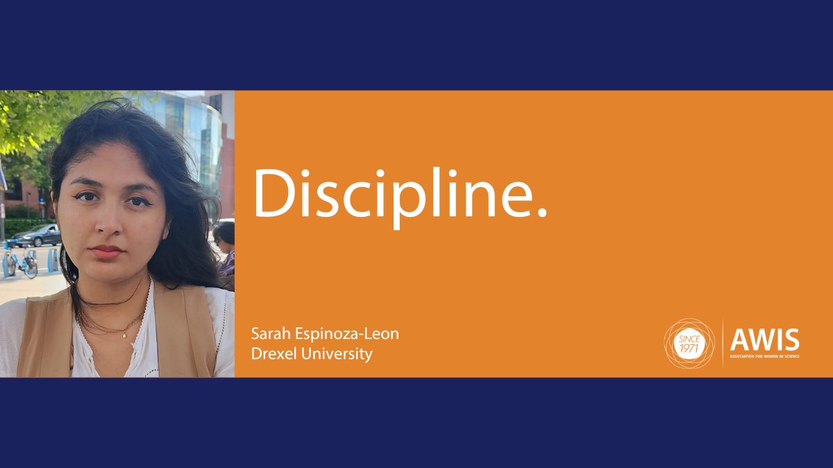 AWISNational's tweet image. Sarah Espinoza-Leon, an AWIS Scholarship recipient, aspires to develop medicine and treatments that are economically and physically accessible to people. awis.org/project/awis-m… #WomenInScience #MemberMonday