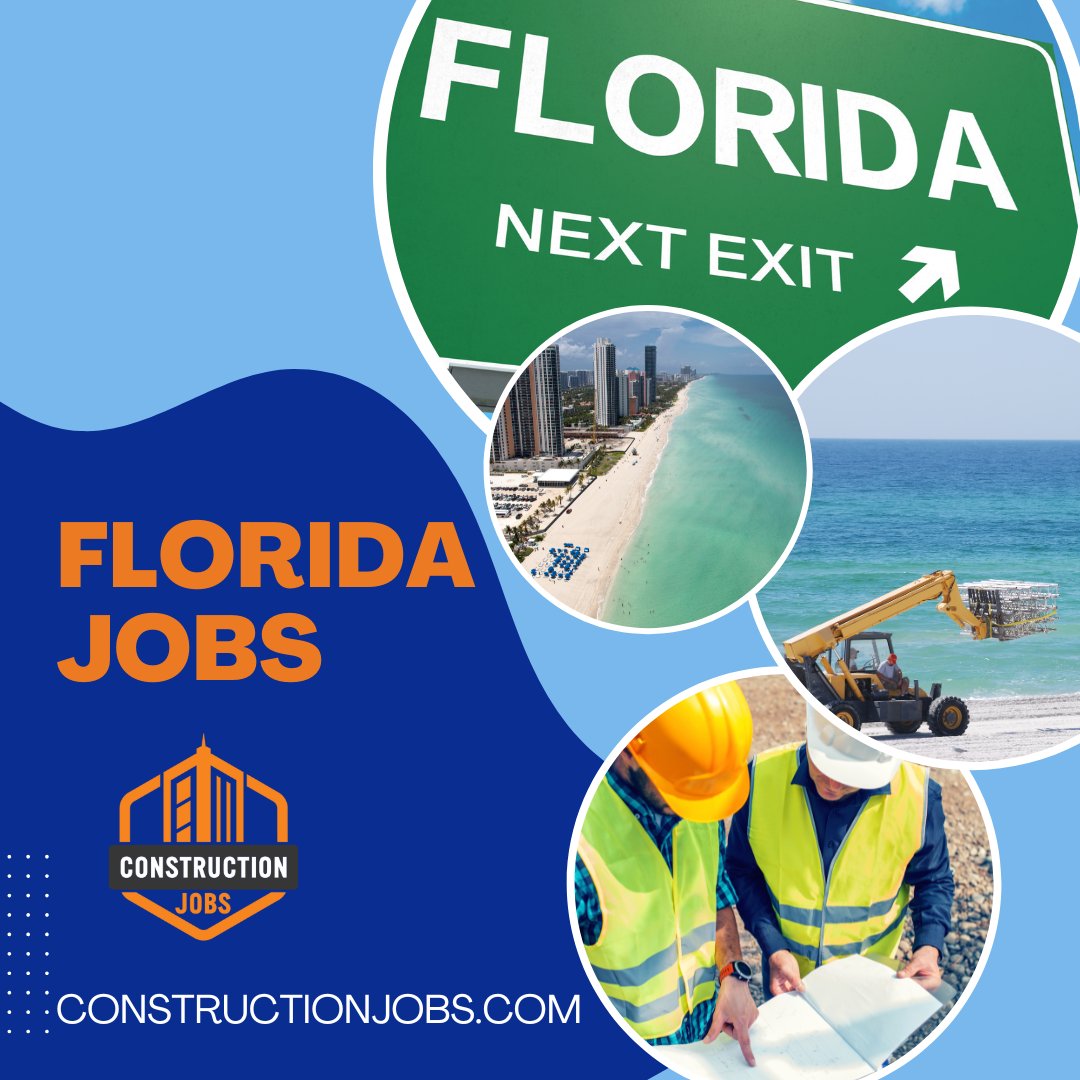 Construction jobs in Florida! Currently looking for Project Managers, Superintendents, Sales Managers, and more!

Upload your resume and apply today at constructionjobs.com/jobs?keywords=…

#constructionjobs #constructioncareers #florida